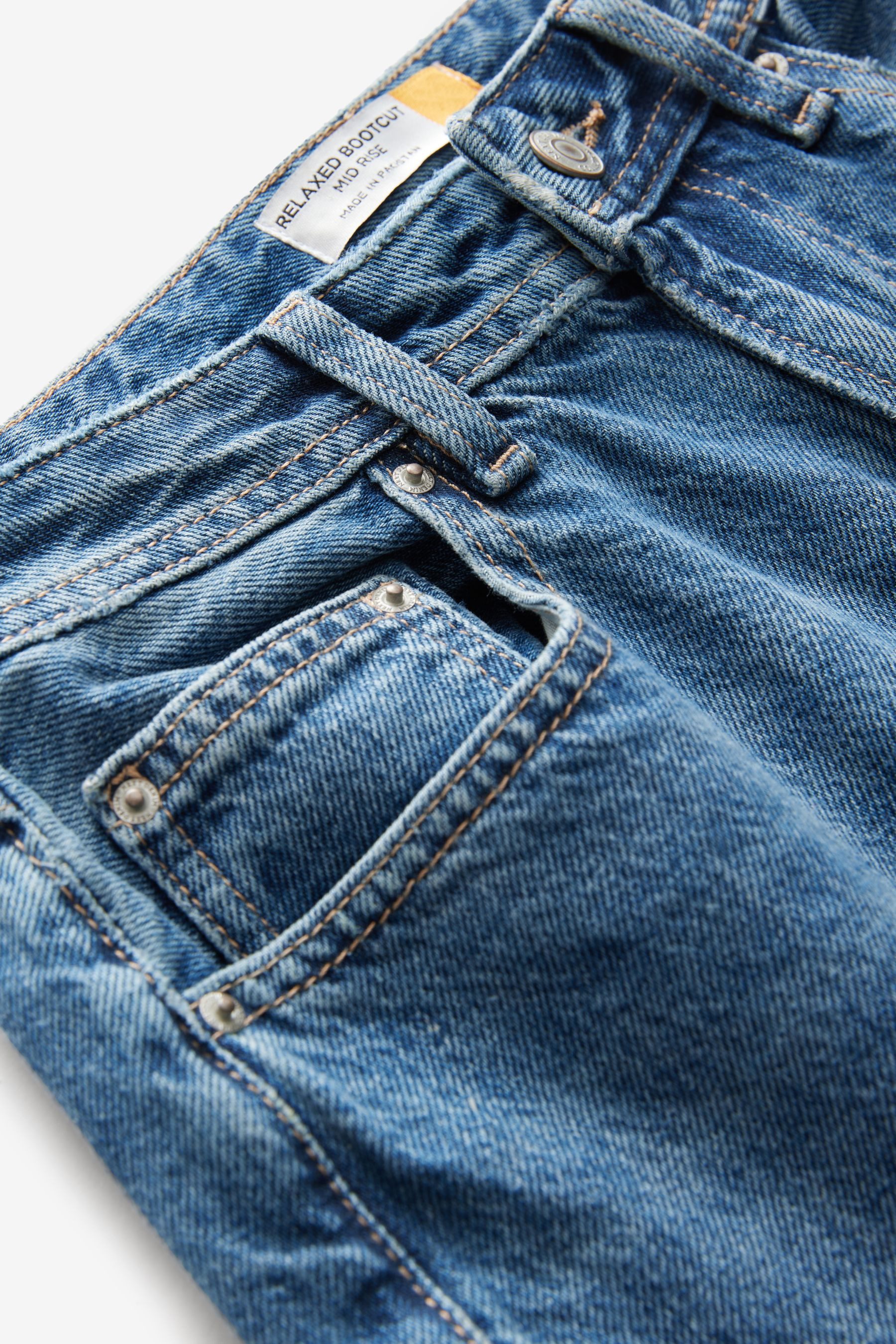 Next Bootcut-Jeans Relaxed Fit Bootcut-Jeans, Kurzgröße günstig online kaufen