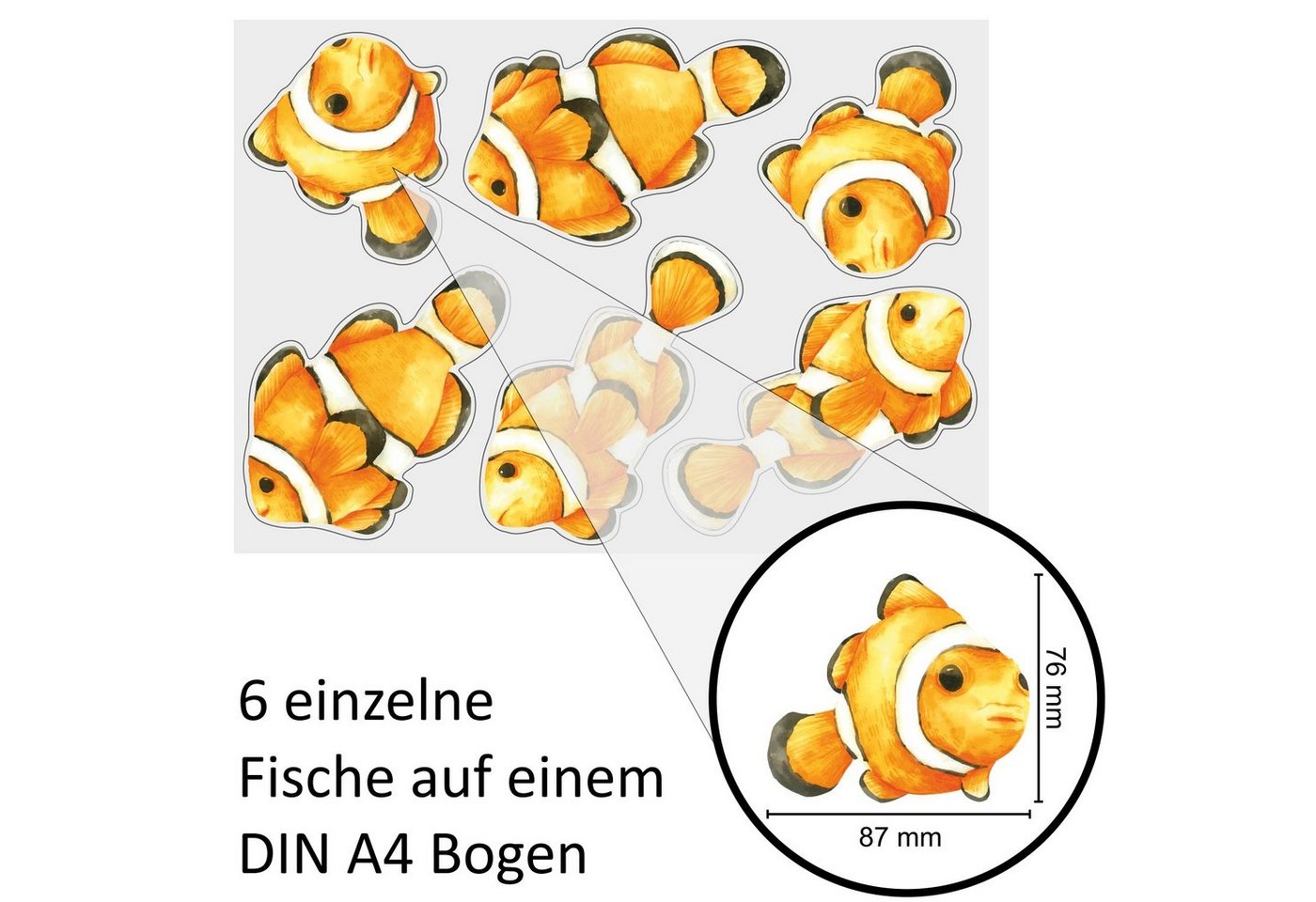 Thumbnail - younikat Aufkleber Fensterbild I Fenster-Aufkleber statisch haftend I selbstklebend wiede, (Set)