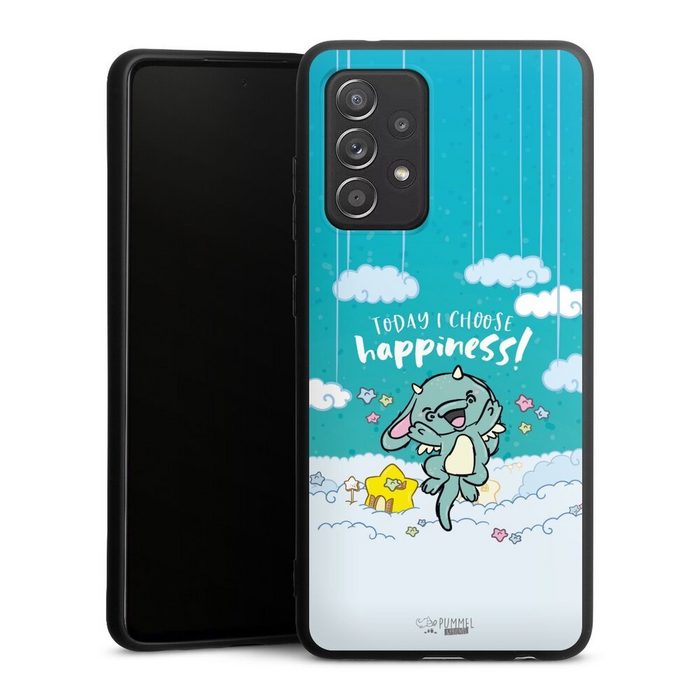 DeinDesign Handyhülle Mooh Happiness Samsung Galaxy A52 Silikon Hülle Premium Case Handy Schutzhülle