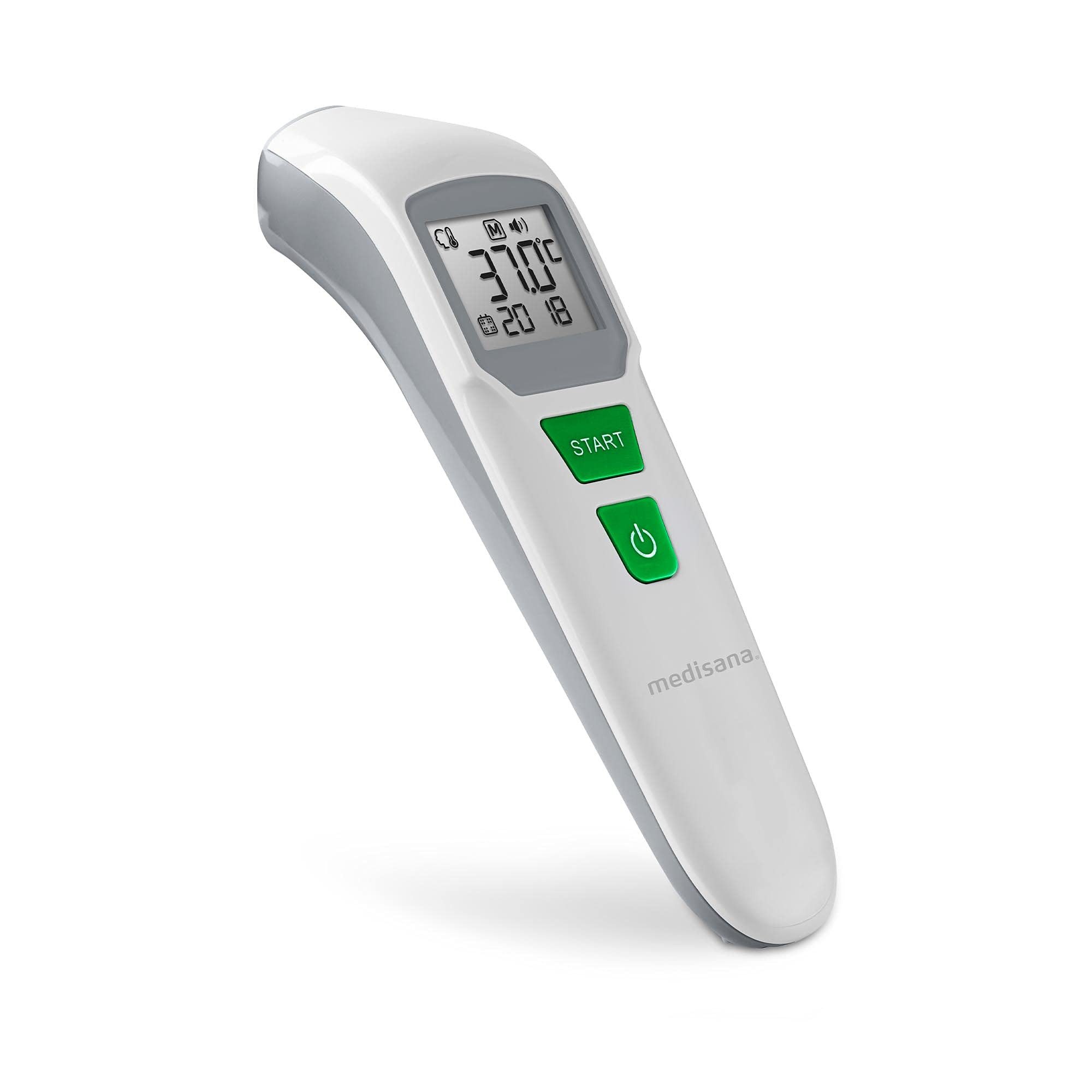 medisana Fieberthermometer TM, Berührungslose Infrarot-Messung, Multifunktion, Fieberalarm