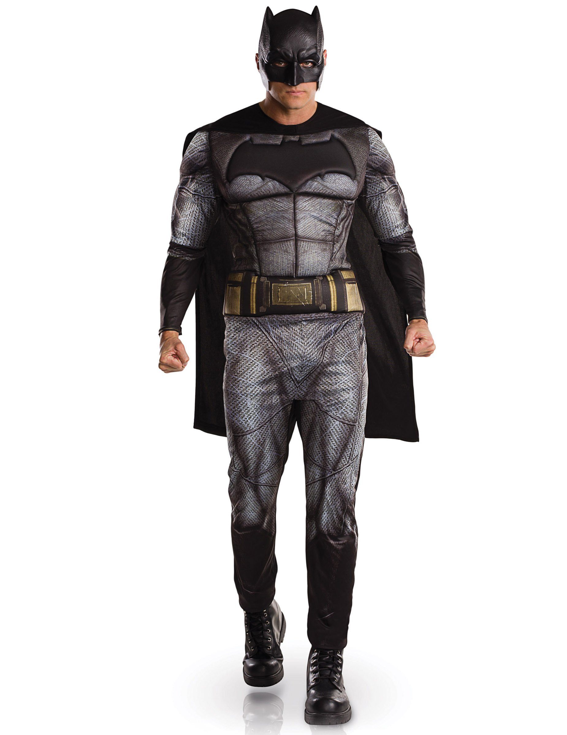 Rubie´s Kostüm Batman-Herrenkostüm Justice League-Lizenzkostüm grau-schwarz