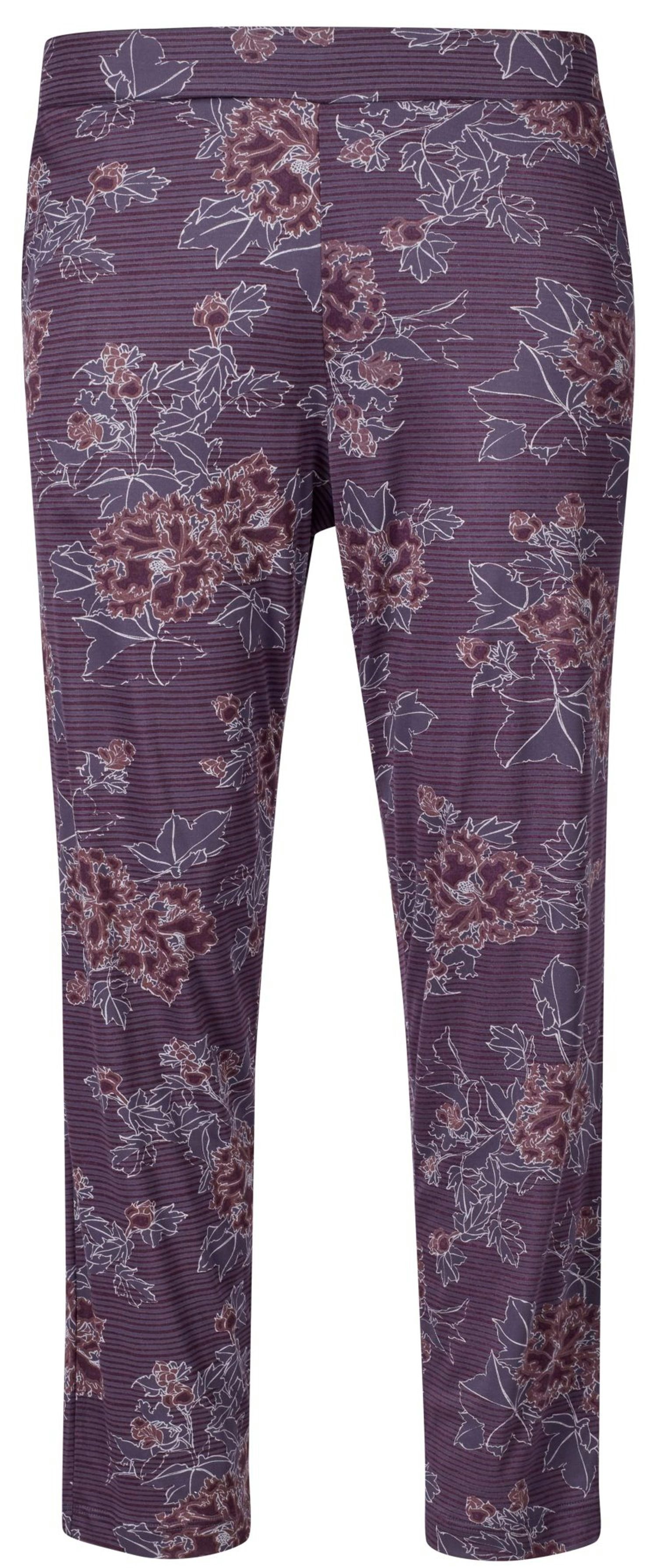 HUBER Pyjamahose Damen Schlafanzughose Homewear (1-tlg) 7/8 Länge