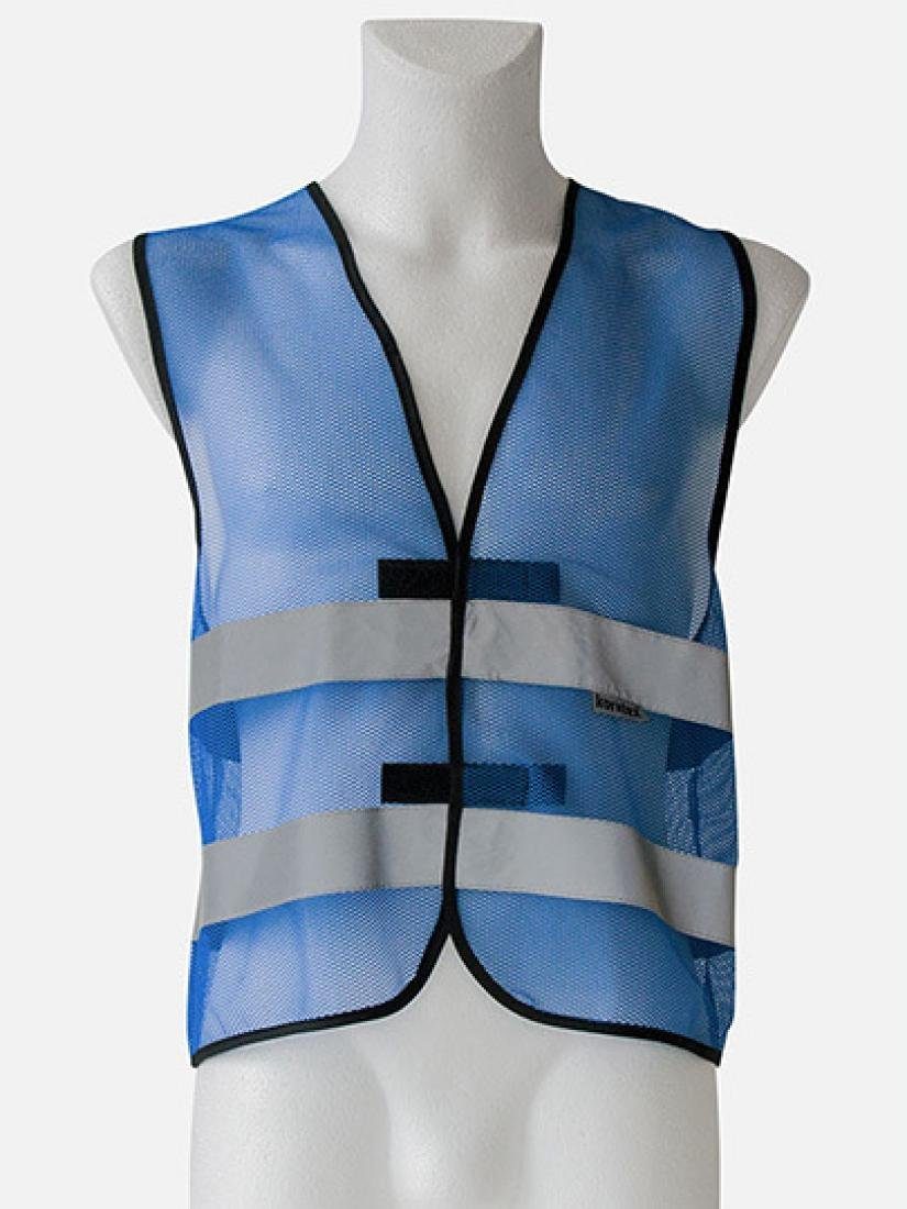 korntex Warnweste Herren Mesh-Weste mit Reflektoren