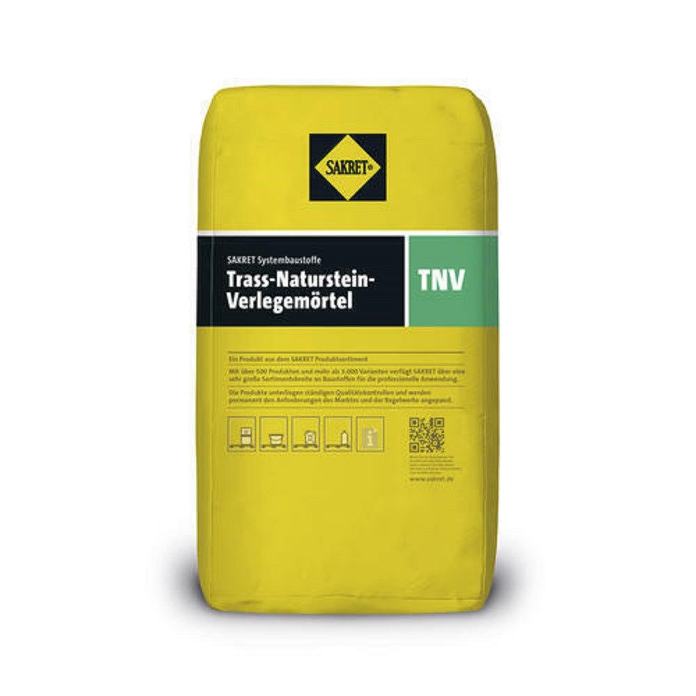 Sakret Fugenmörtel SAKRET Trass-Naturstein-Verlegemörtel TNV 25kg