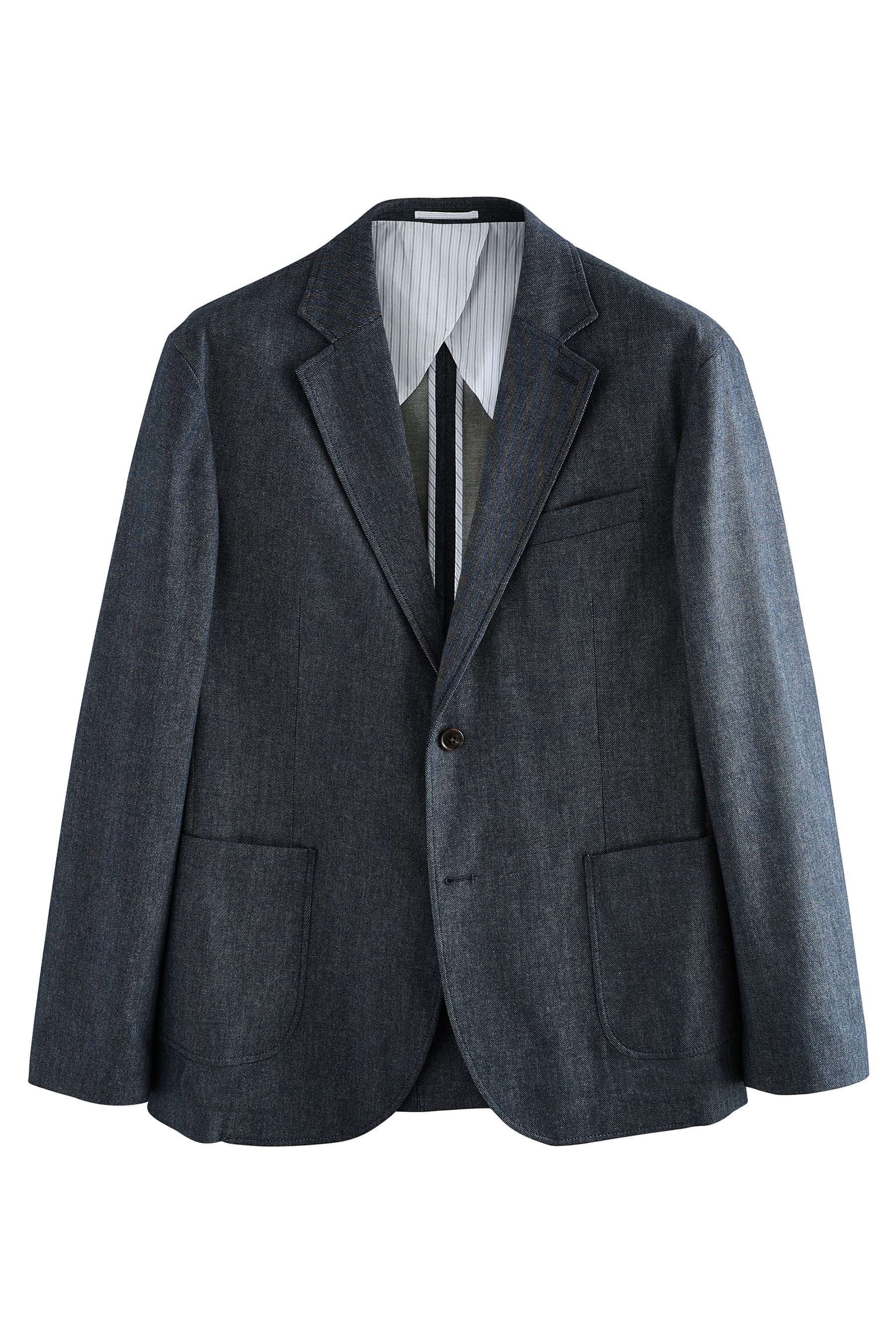 Next Sakko Relaxed Fit Denim-Anzugsakko (1-tlg) günstig online kaufen