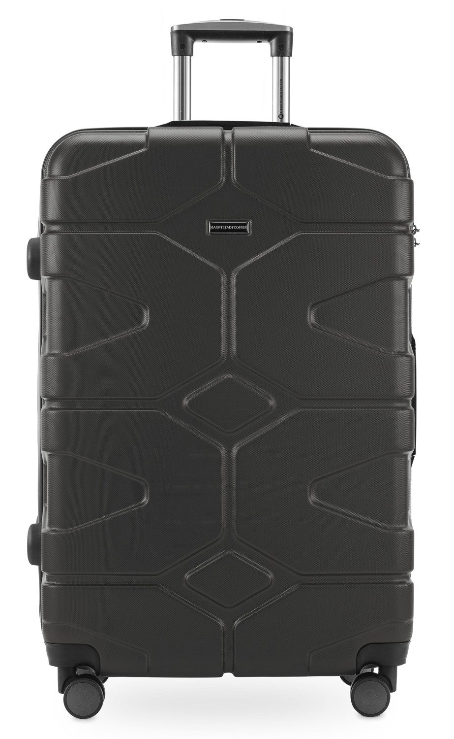 Hauptstadtkoffer Trolley X-Kölln, 4 Rollen, Großer Hartschalenkkoffer Erweiterung TSA 76cm 120L