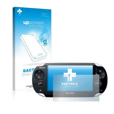 upscreen Schutzfolie für Sony Playstation PS Vita, Displayschutzfolie, Folie Premium klar antibakteriell