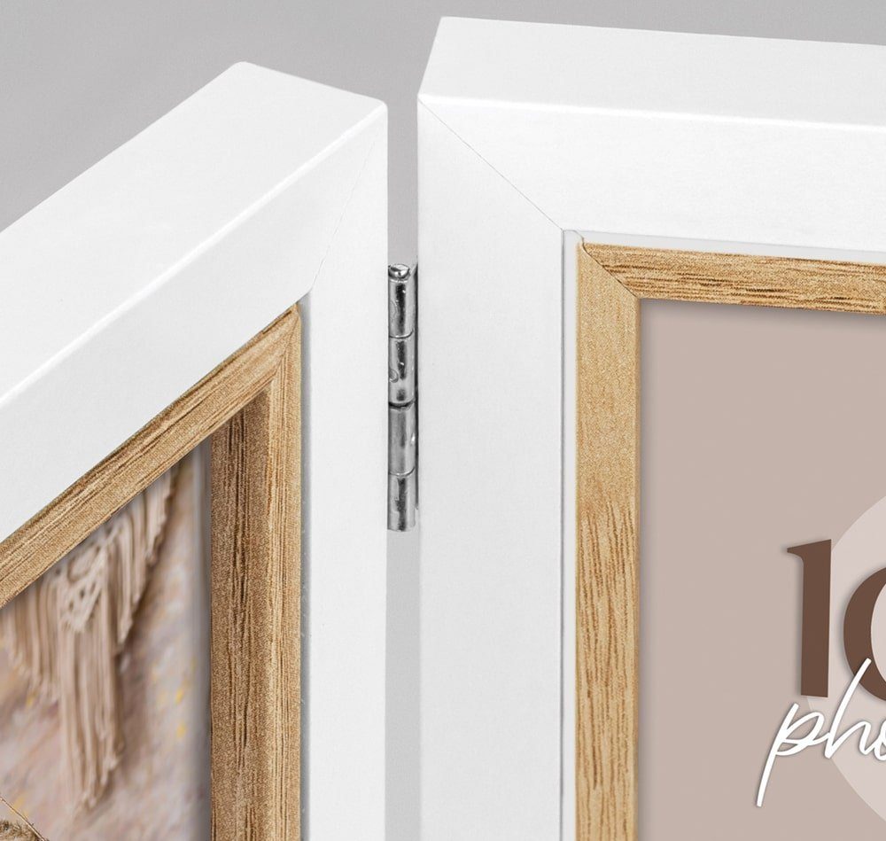 matches21 HOME & HOBBY Bilderrahmen Klapprahmen Holz Bilderrahmen rechtecki günstig online kaufen