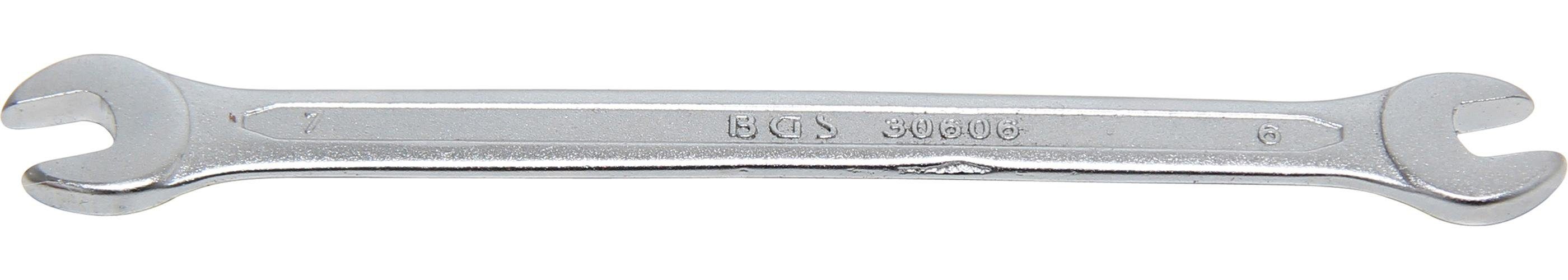BGS technic Maulschlüssel Doppel-Maulschlüssel, SW 6 x 7 mm
