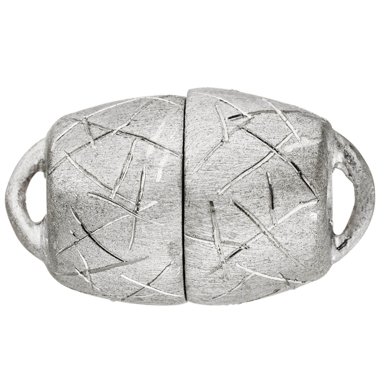 Schmuck Krone Magnetschließe Magnet-Schließe aus 925 Sterlingsilber, Silber 925