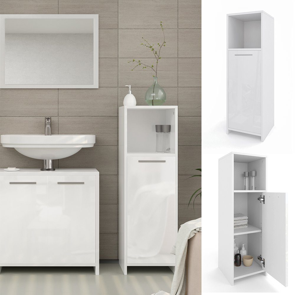 Vicco Midischrank Kiko, Weiß Hochglanz, 30 günstig online kaufen