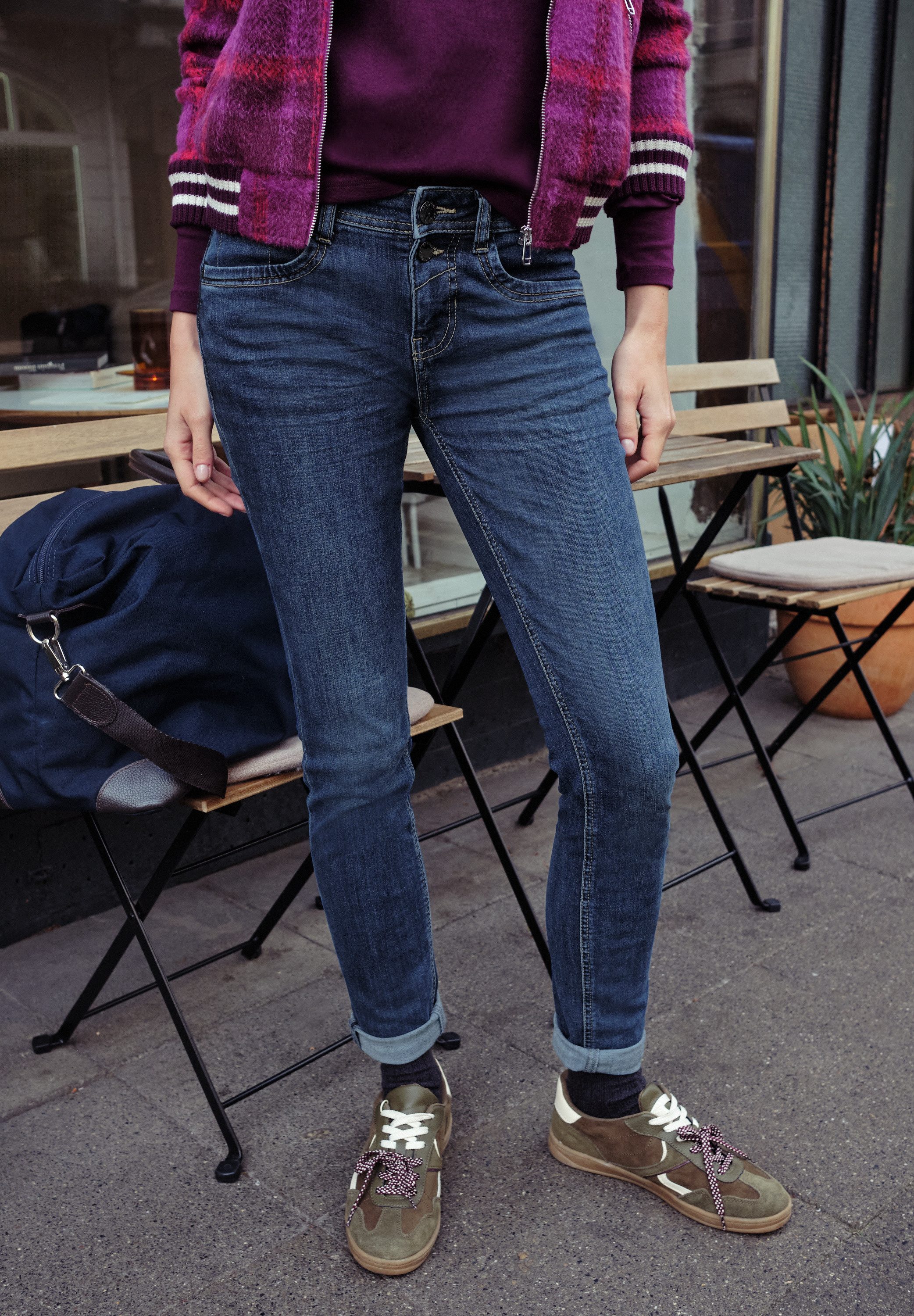STREET ONE STUDIO Comfort-fit-Jeans 5-Pocket-Style