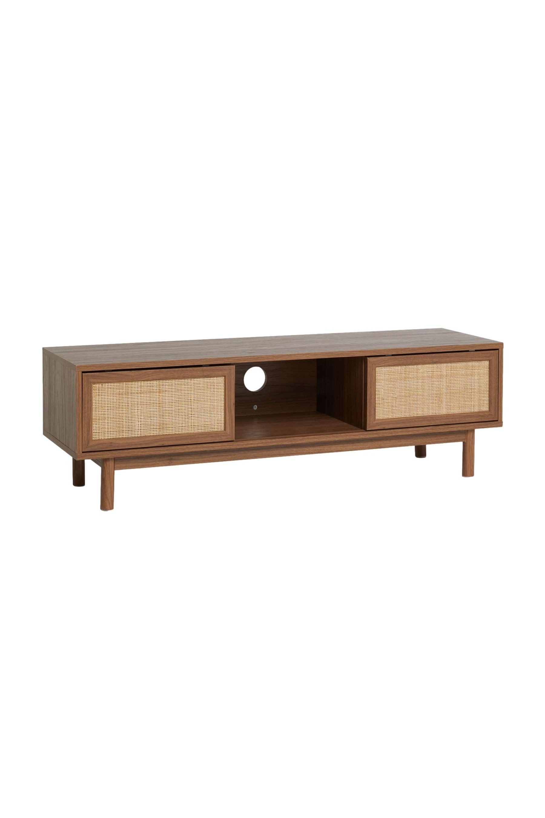 MADE TV-Schrank MADE.COM Pavia Rattan TV-Möbel bis 127 cm – breit (1-St)