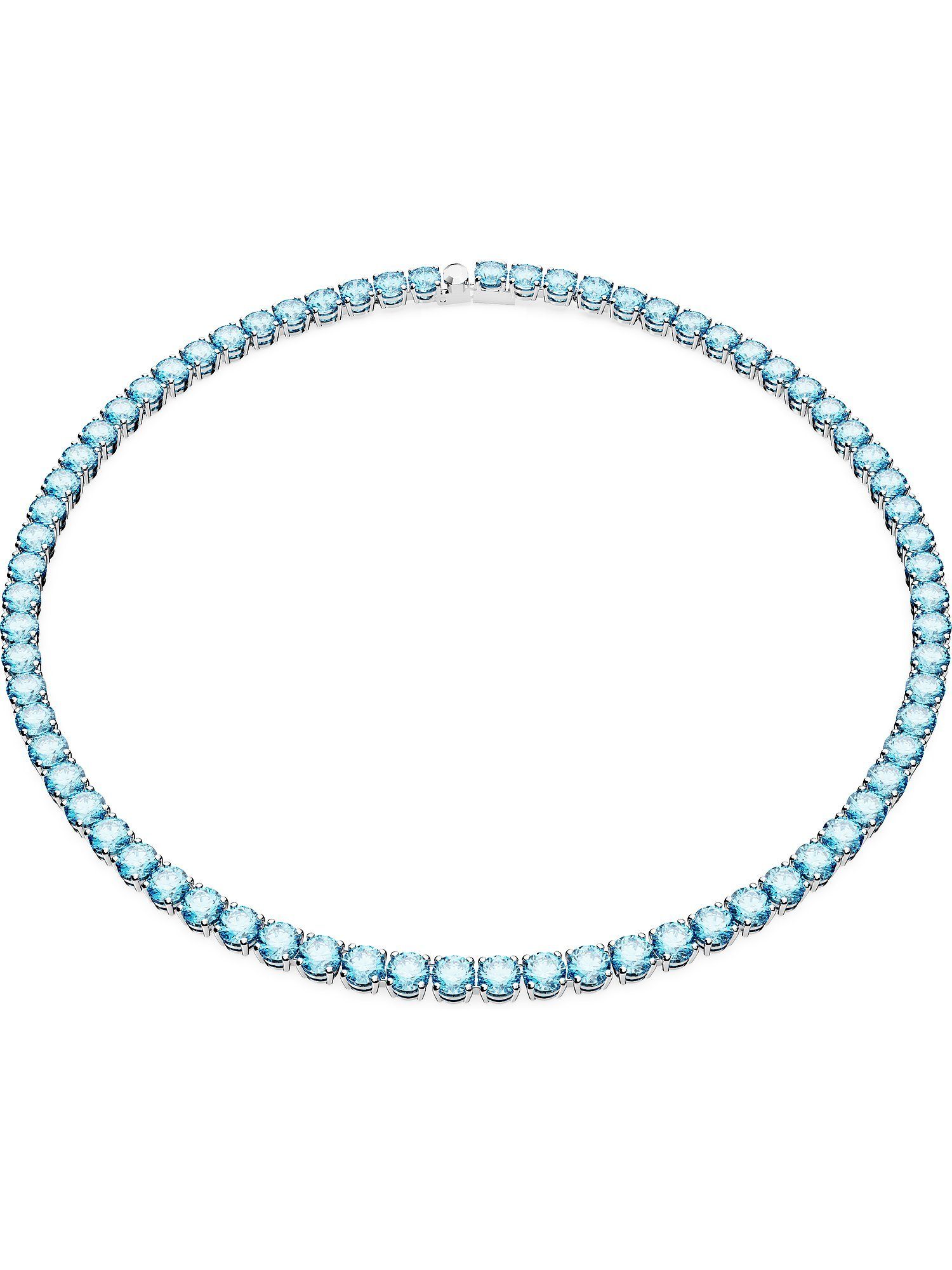Swarovski Collier Swarovski Damen-Kette Metall 80 Swarovski-Kristall