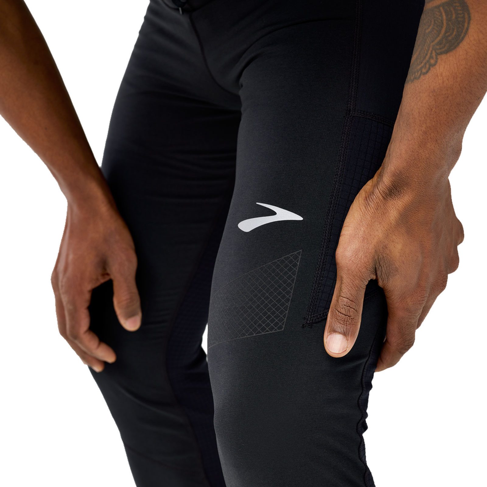 Brooks Lauftights High Point Tight Men 211513-001 Zuverlässiger Komfort für unberechenbare Trails