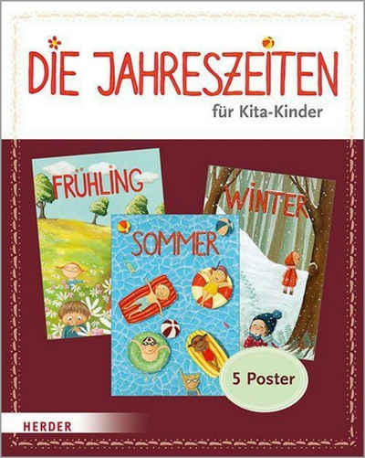 HERDER Verlag Poster »Die Jahreszeiten für Kita-Kinder«