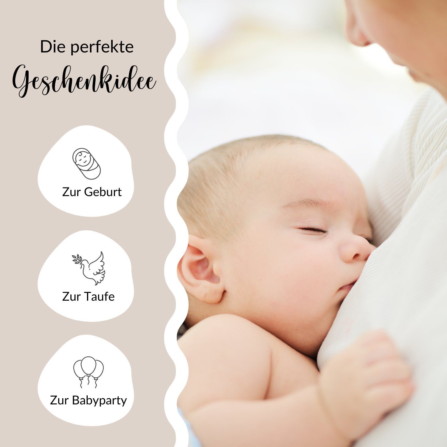 Babydecke 100% Bio-Baumwolle, kuschelige - kids&me, IN OEKOTEX MADE mit Wolldecke - GERMANY Regenbogen Baby