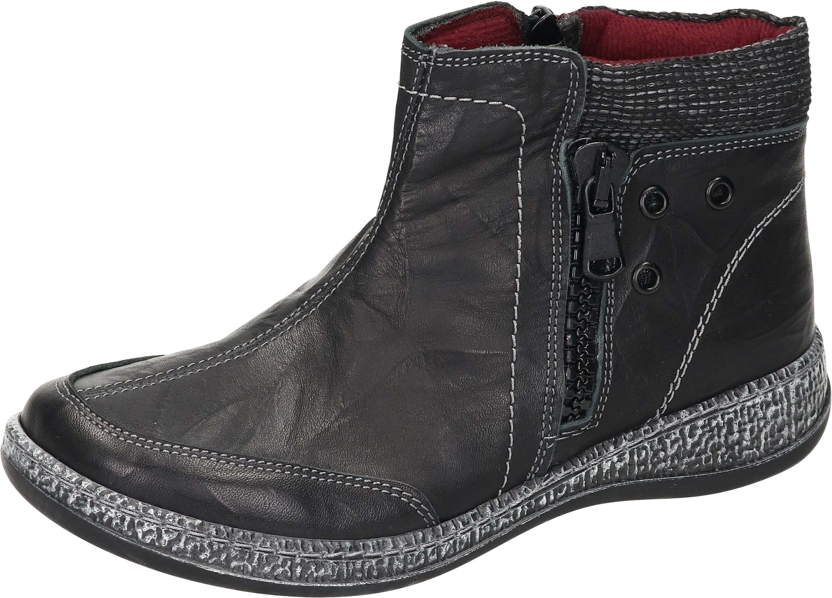 Comfortabel Stiefeletten Stiefelette aus echtem Leder