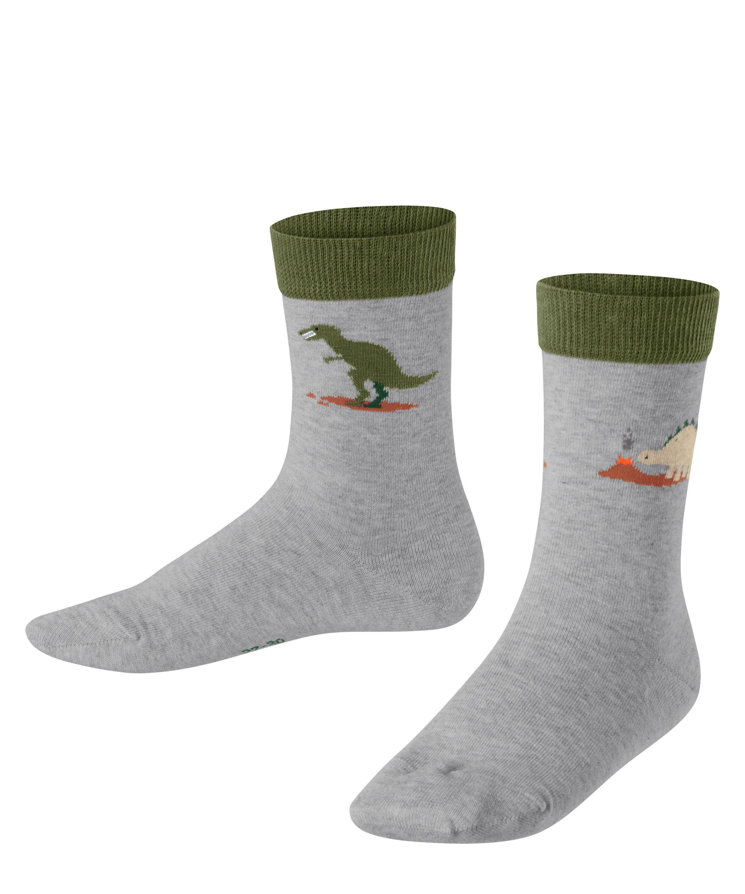 FALKE Socken Dinosaurs Socken aus hautschmeichelnder Baumwolle (1-Paar) aus hautschmeichelnder Baumwolle