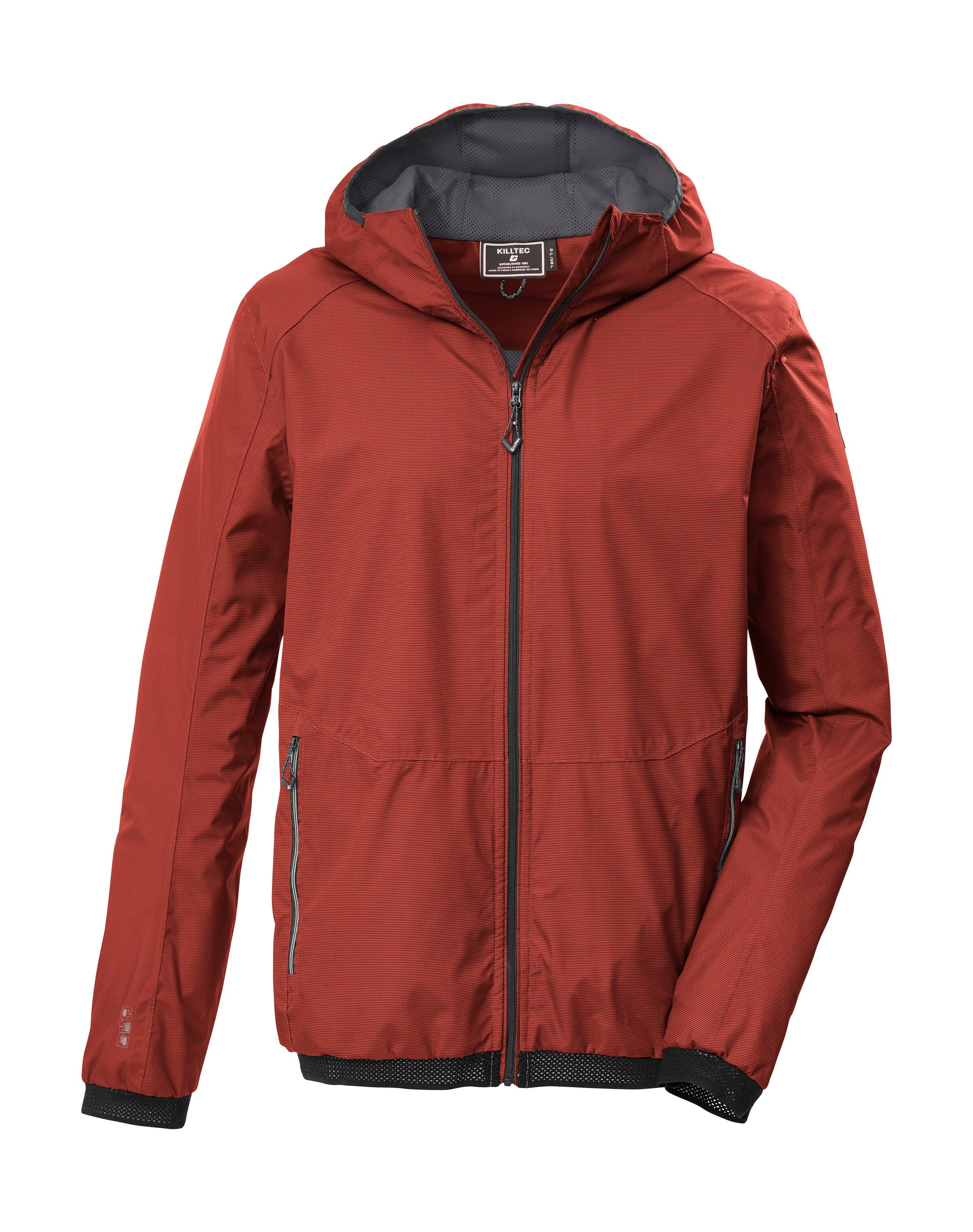 Killtec Funktionsjacke KOS 26 MN JCKT Leichte, wasserdichte, atmungsaktive Herrenjacke, verstaubar