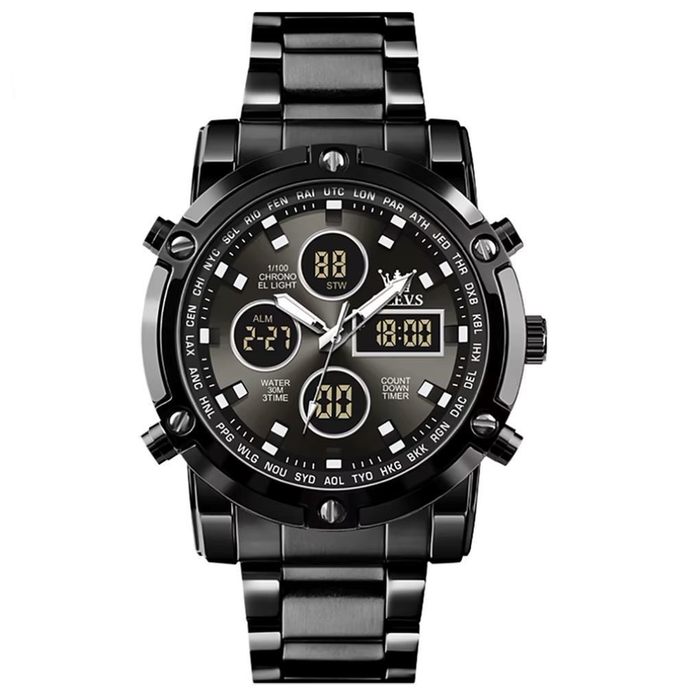 OLEVS Quarzuhr Olevs Herrenuhr 1106 Edelstahl günstig online kaufen