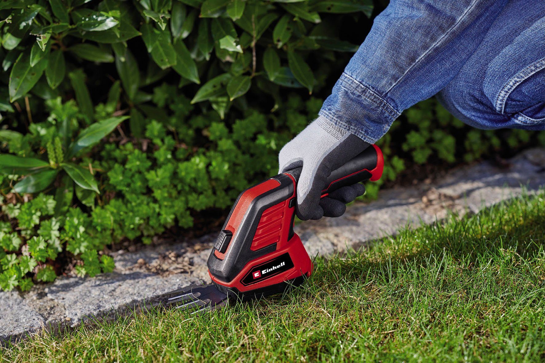 Einhell Akku-Gras- und Strauchscherenset GC-CG 3,6/70 Li WT, mit Akku 3,6V/2Ah und Ladekabel