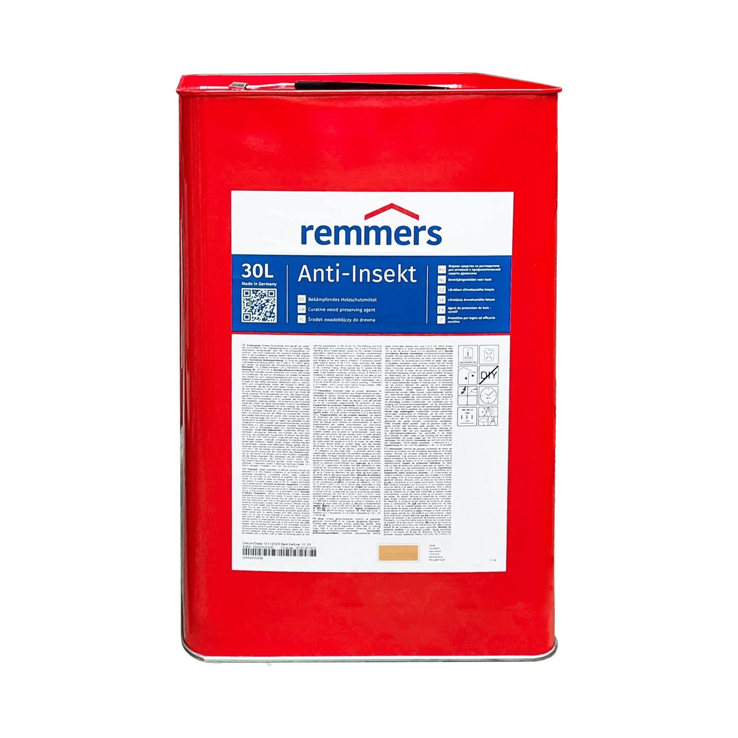 Remmers Holzschutzlasur Remmers Anti-Insekt, Bekämpfendes Insekten 30 L - Farblos