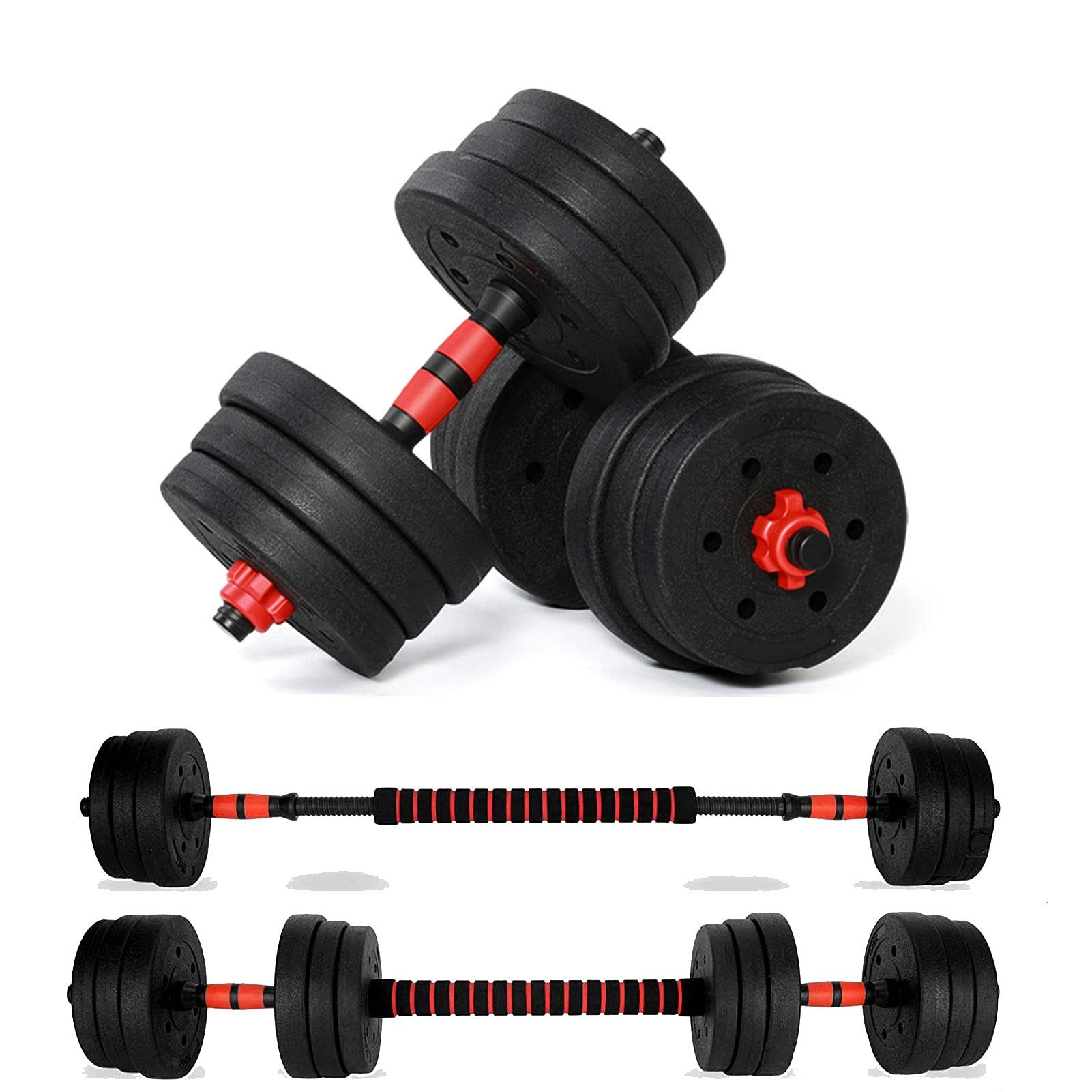 Youyijia Dumbbell 20KG Dumbbells Barbell Set Adjustable Dumbbells Weights Set