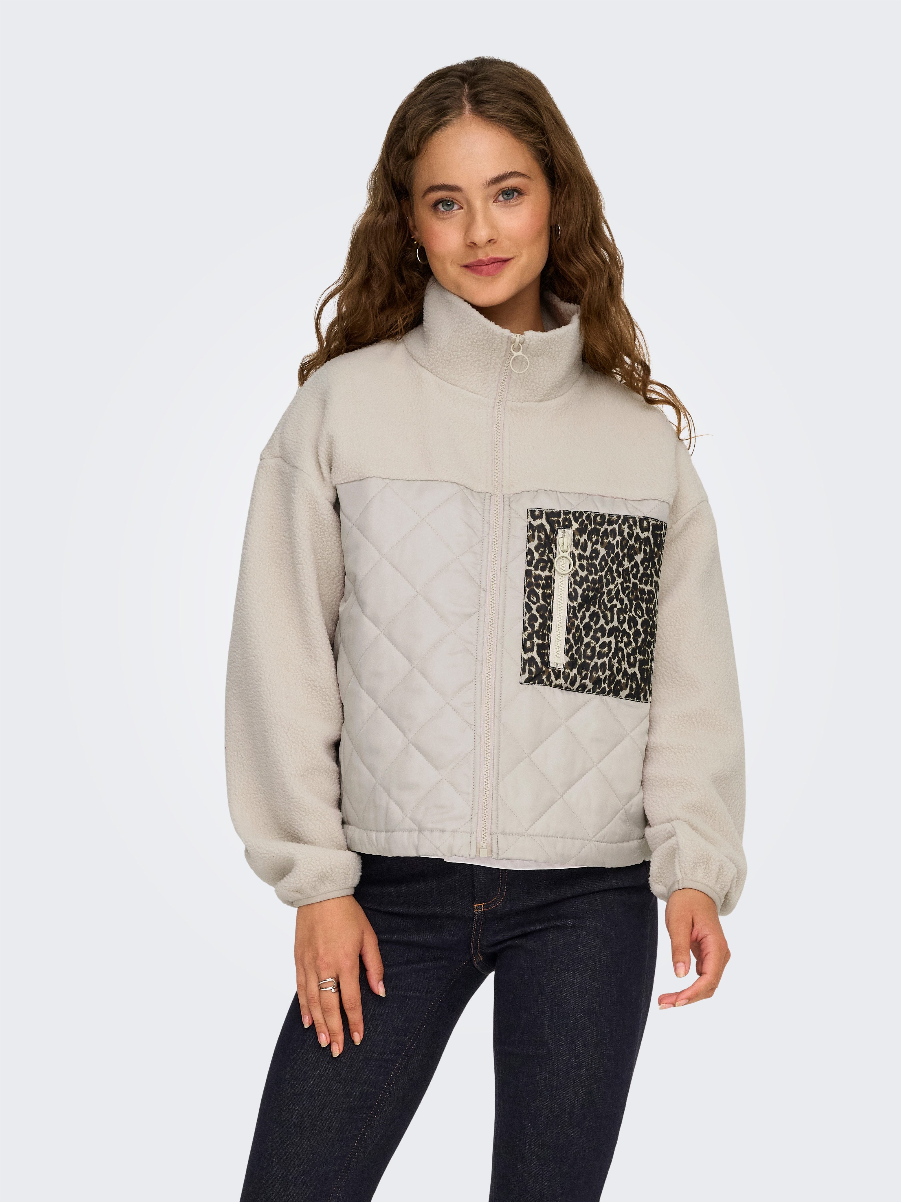 ONLY Plüschjacke ONLLINDSEY TEDDY MIX JACKET günstig online kaufen