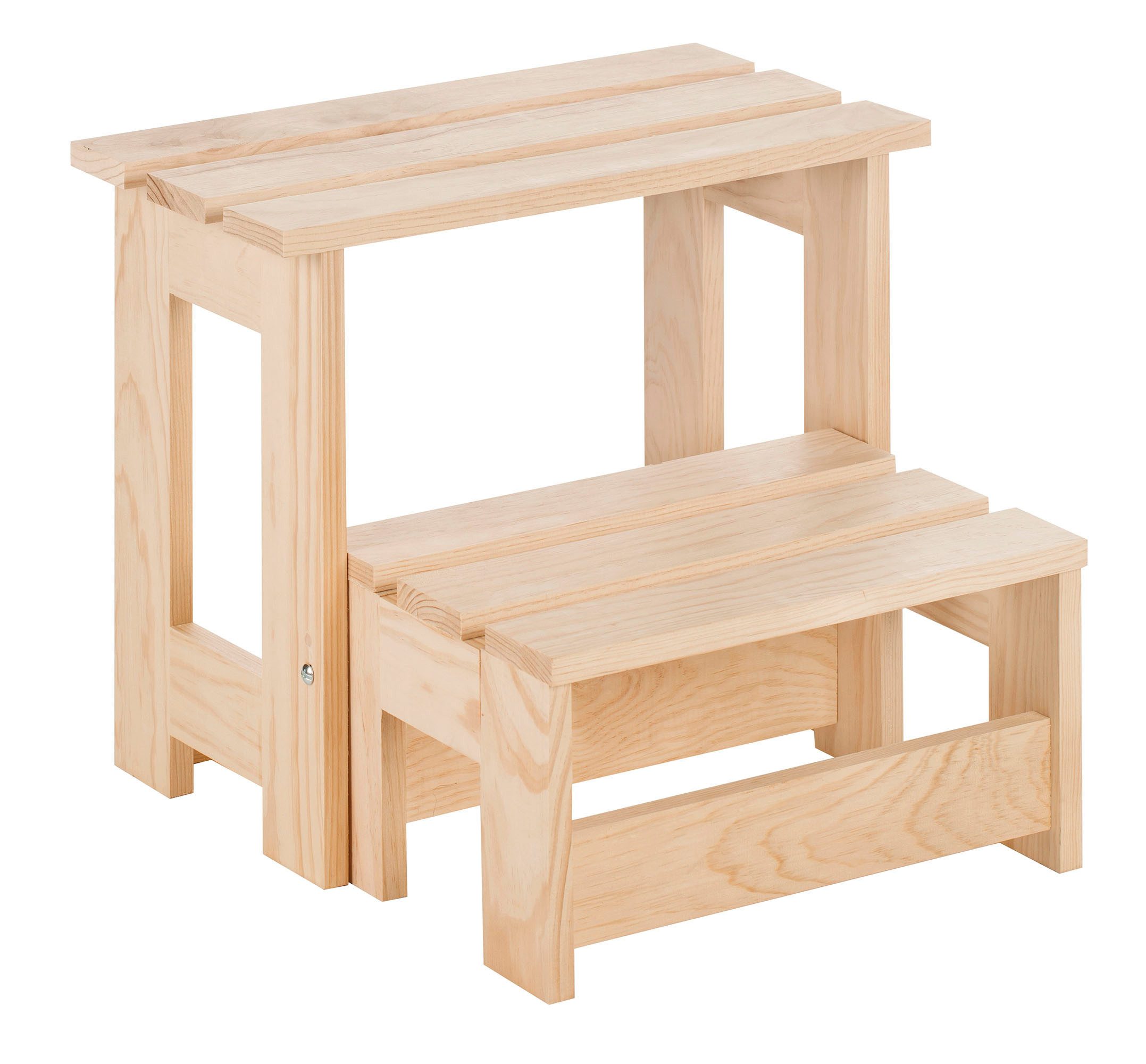 Astigarraga Kit Line Klapptritt Klappbare Trittleiter aus Vollholz, zwei Stufen, bis 150 kg. € 59,90, (€ 59,90 pro 1 Stk).