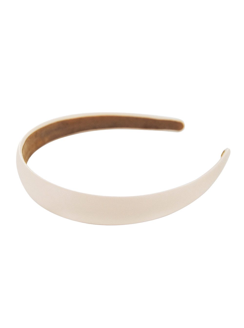 axy Haarreif Classic Vintage Haarreif in Kunstleder Optik, Damen Haareifen Haarband