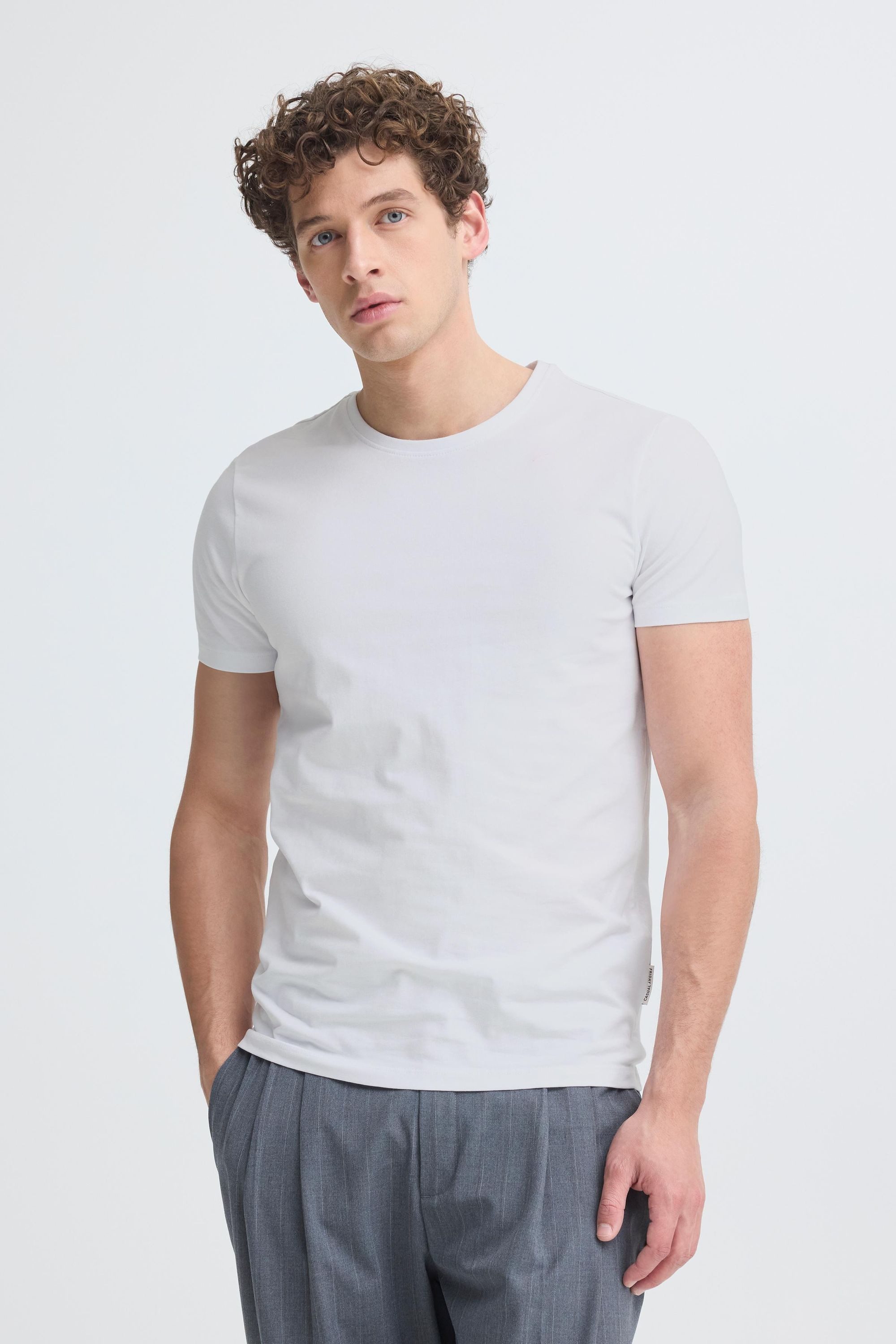 Casual Friday T-Shirt CFDavide (3-tlg) 3er Pack Basic T-Shirt - Slim Fit