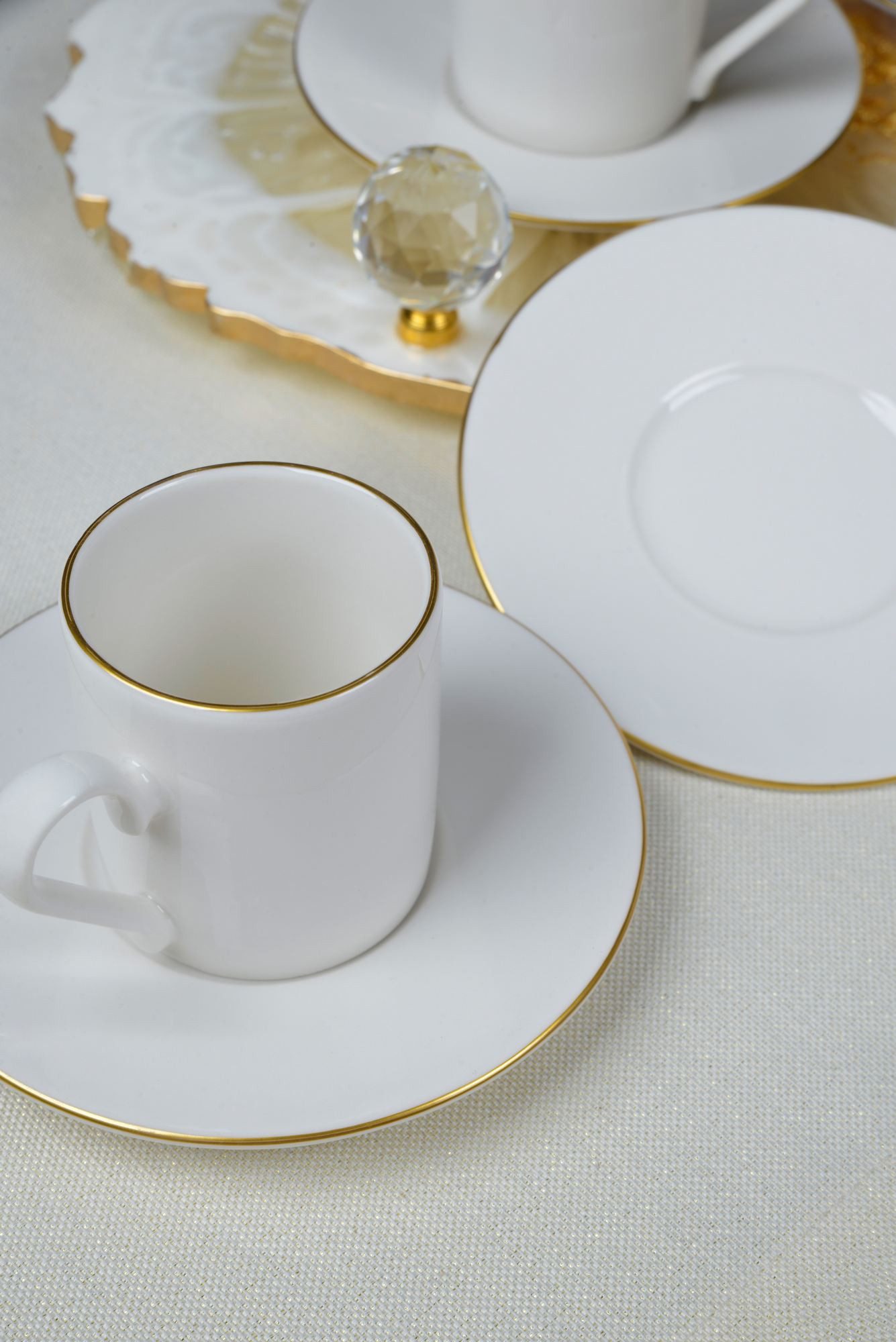 Hermia Concept Espressotasse Becher, 12-tlg., Porzellan, 12-teiliges Set