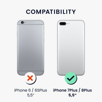 kwmobile Handyhülle Spiegel Hülle für Apple iPhone 7 Plus / 8 Plus, Handyhülle Schutzhülle TPU Bumper - Handy Case Cover