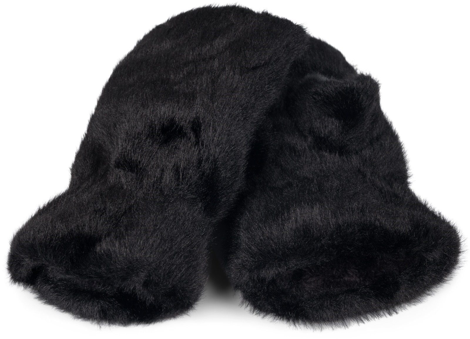 styleBREAKER Fleecehandschuhe Fingerlose Handschuhe Kunstfell Einfarbig (1- günstig online kaufen