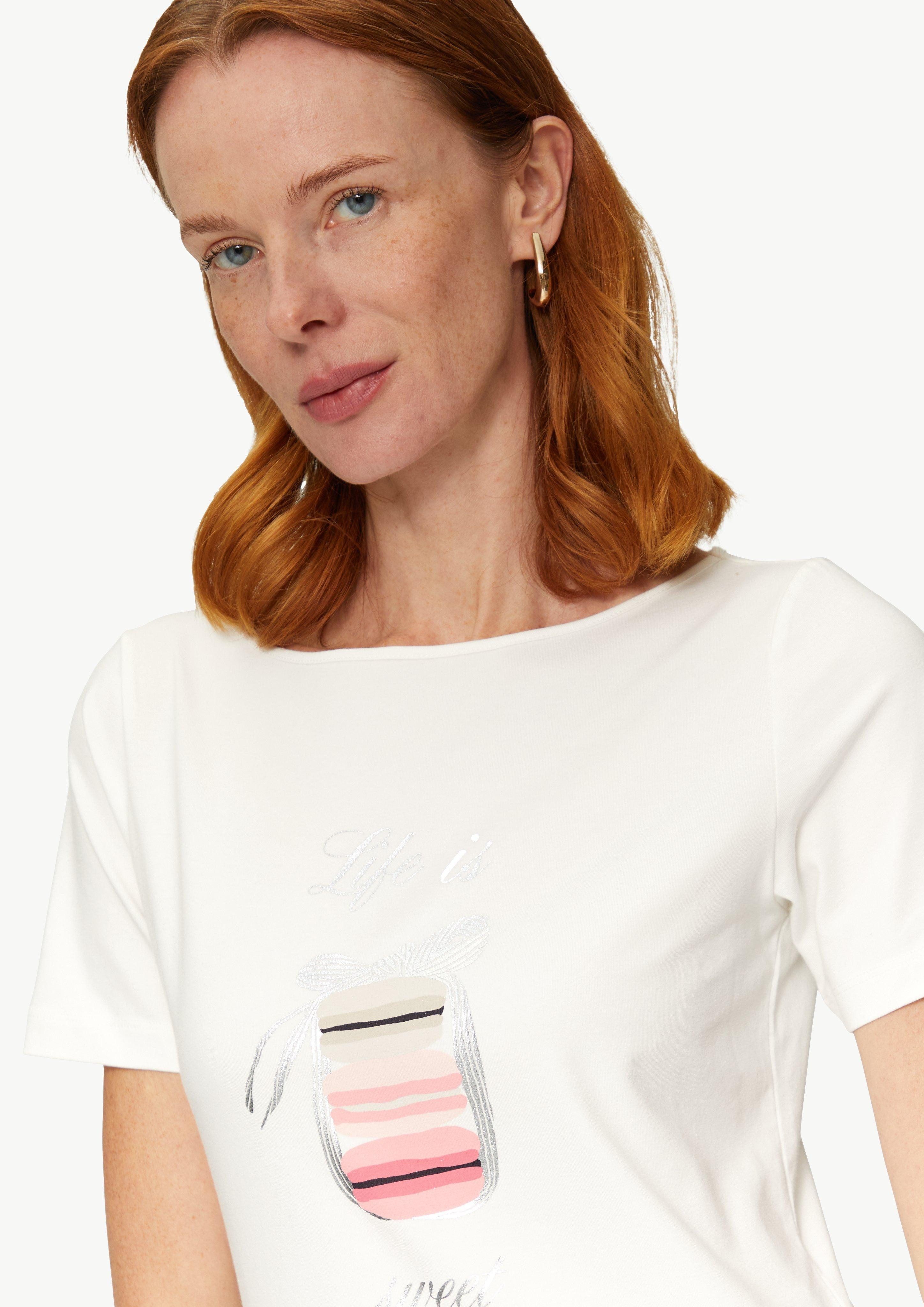 s.Oliver BLACK LABEL Kurzarmshirt T-Shirt mit günstig online kaufen