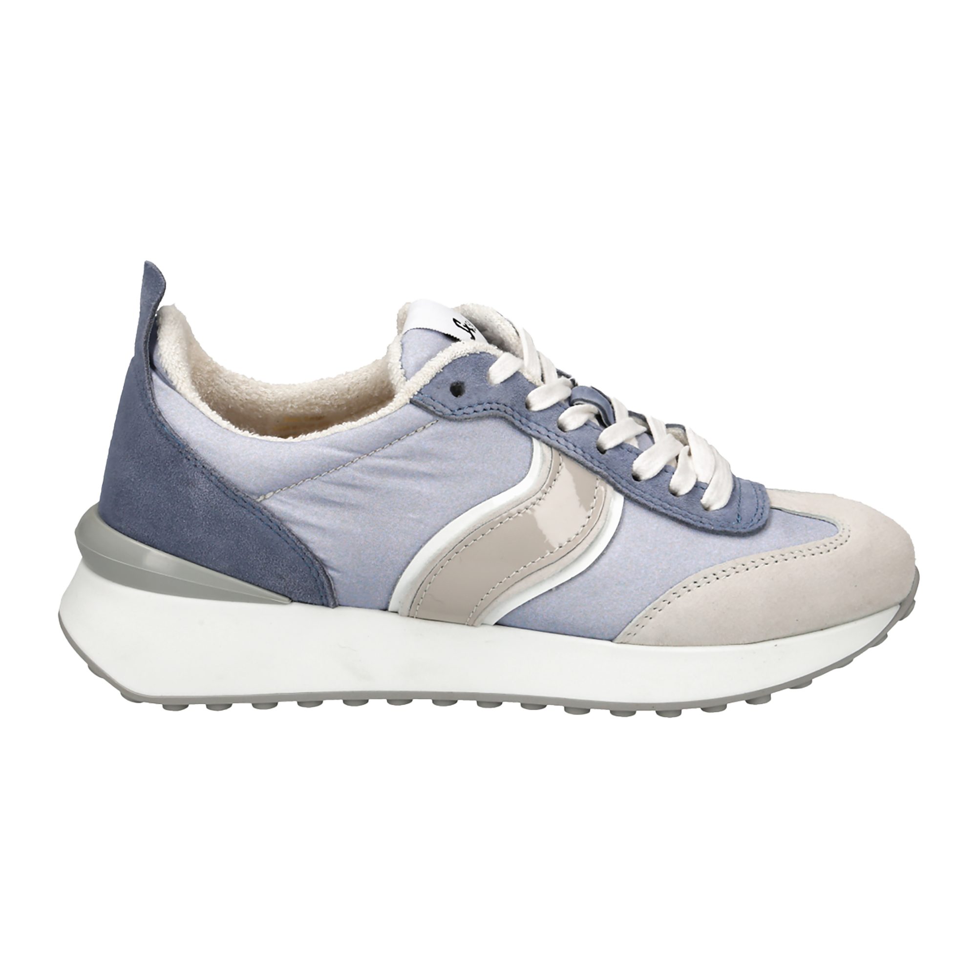 Sioux 67022 LUDINIA-701, Sneaker, Blau, kombiniert, Damen Sneaker
