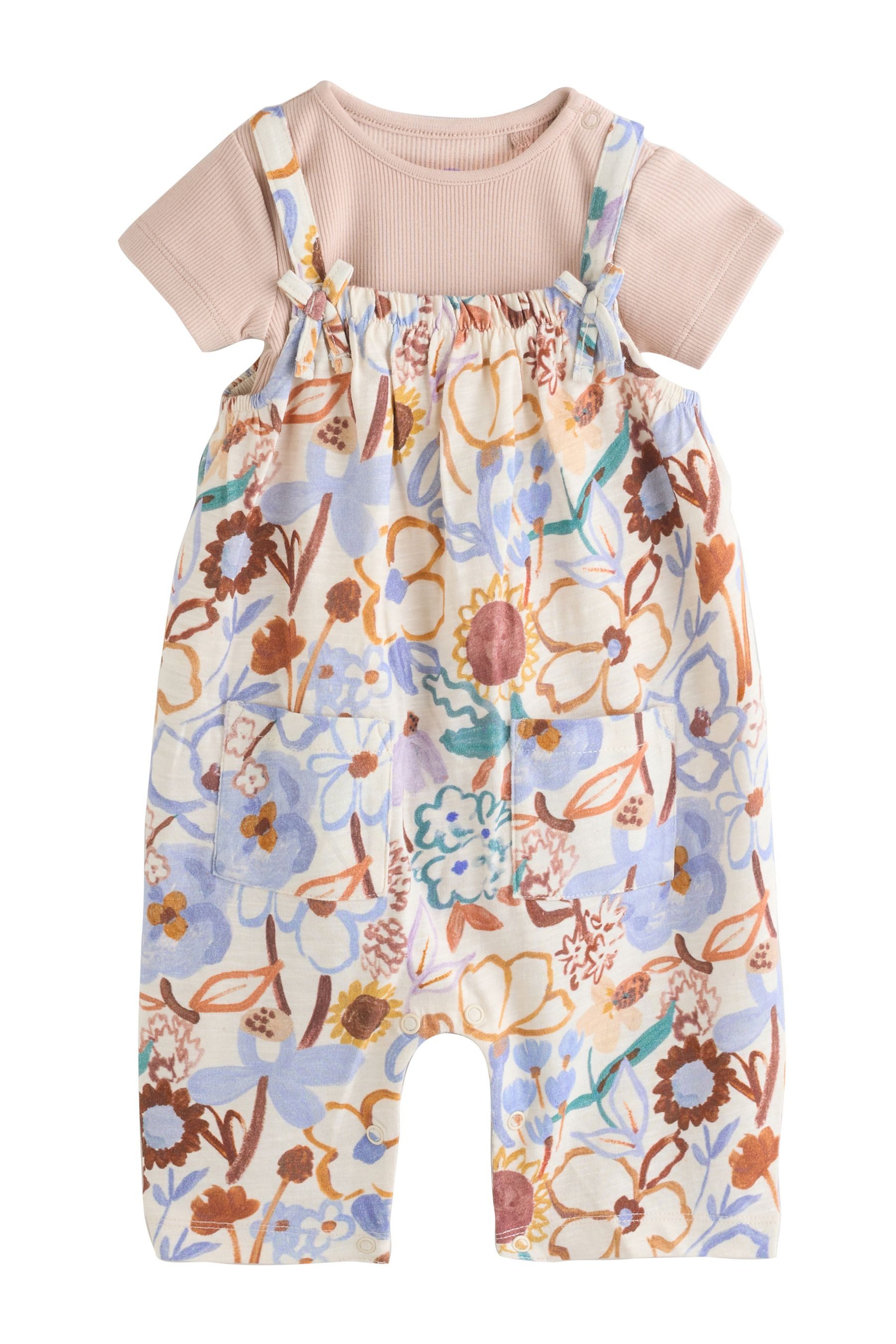 Next Latzhose Baby Latzhose und Bodysuit im 2er-Set (2-tlg)