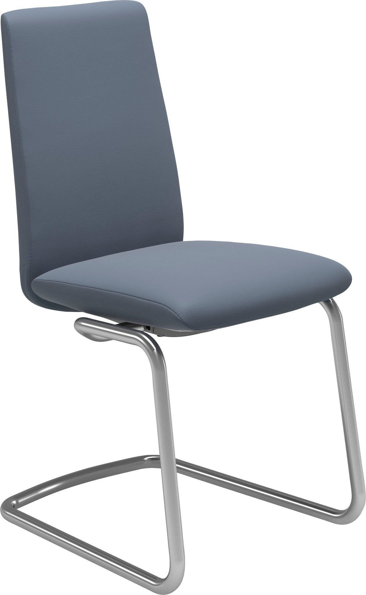 Laurel, M, Beinen aus Größe mit Low Back, Polsterstuhl Stahl in glänzend Chrom Stressless®