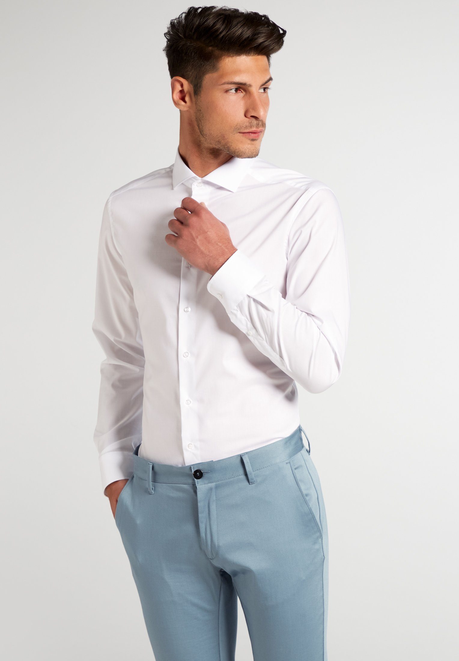 Eterna Langarmhemd "SLIM FIT" NON IRON (bügelfrei) günstig online kaufen