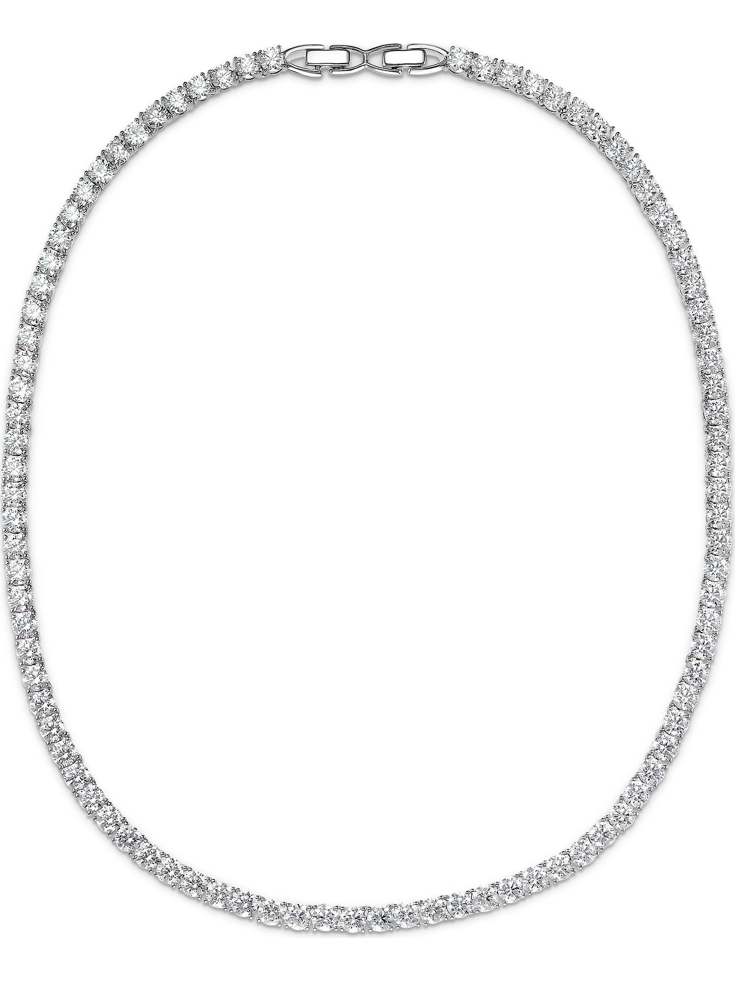 FAVS Collier FAVS Damen-Kette 925er Silber 90 Zirkonia