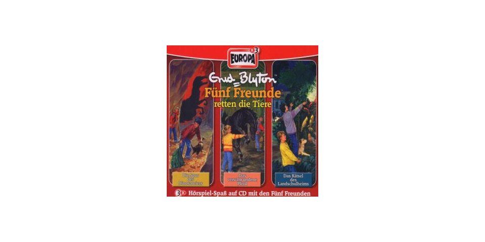 Europa Hörspiel-CD Fünf Freunde - 02.Box: retten die Tiere (F.40,41,46)