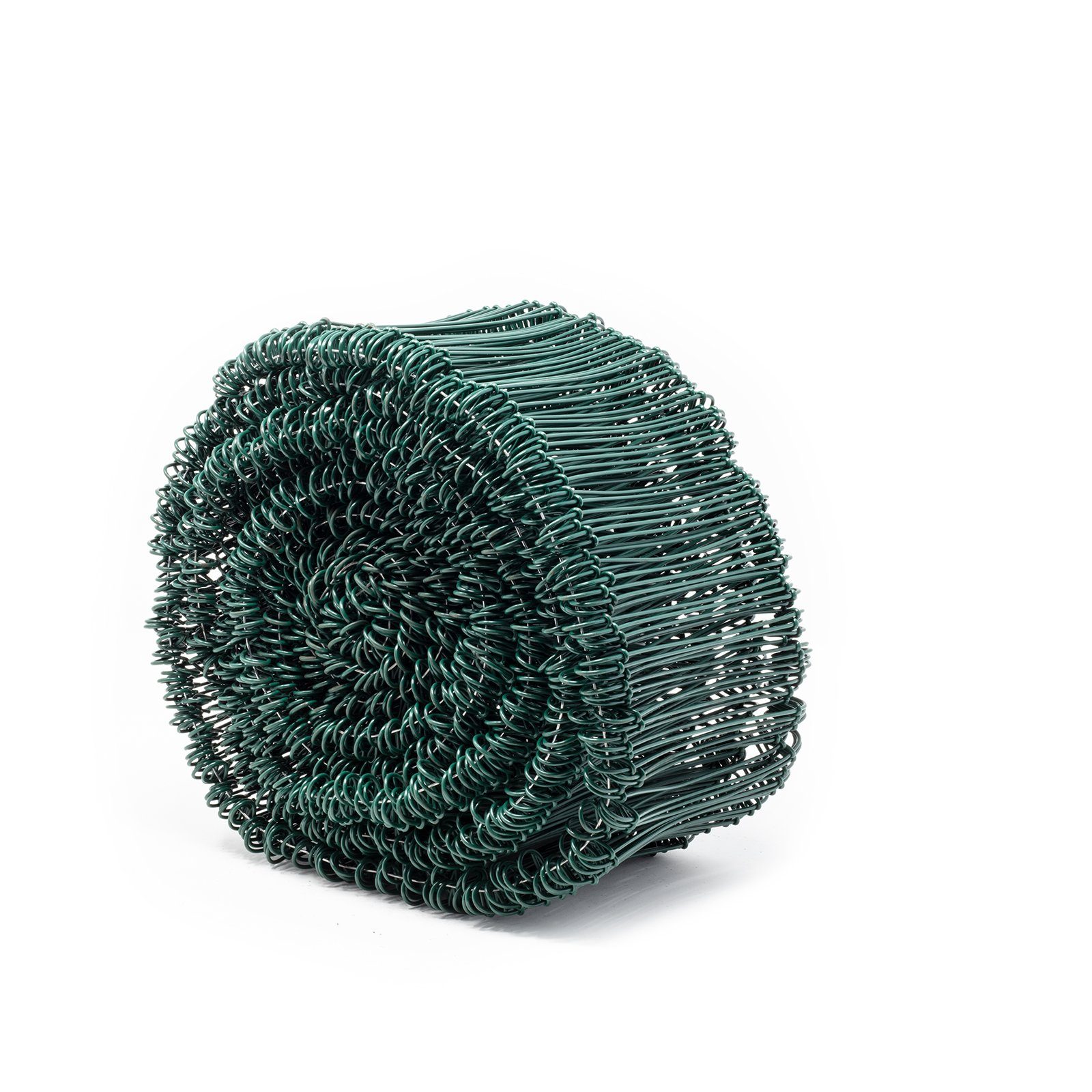 Draht Ösenbindedraht kunststoffummantelt grün - 1,0/1,4 x 120 mm Bunde von 1000 Stück