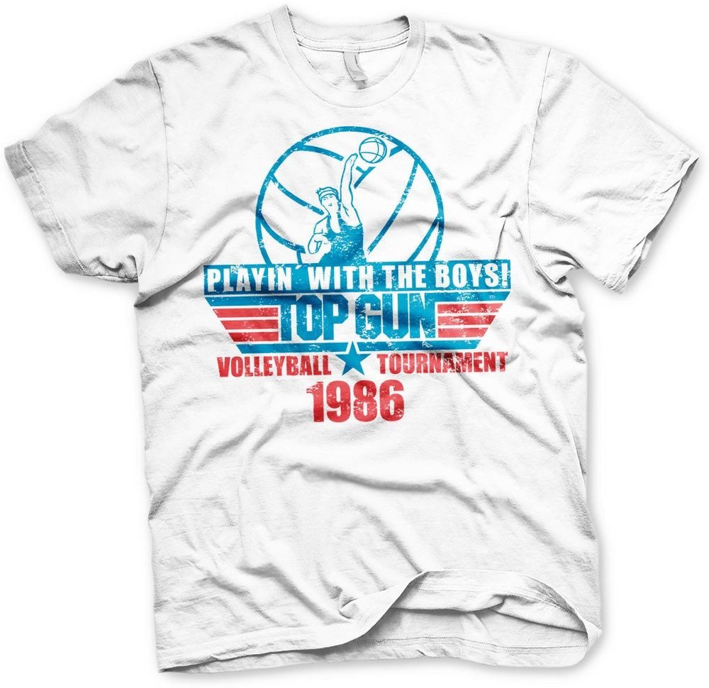 TOP GUN T-Shirt Volleyball Tournament Big Tall T-Shirt