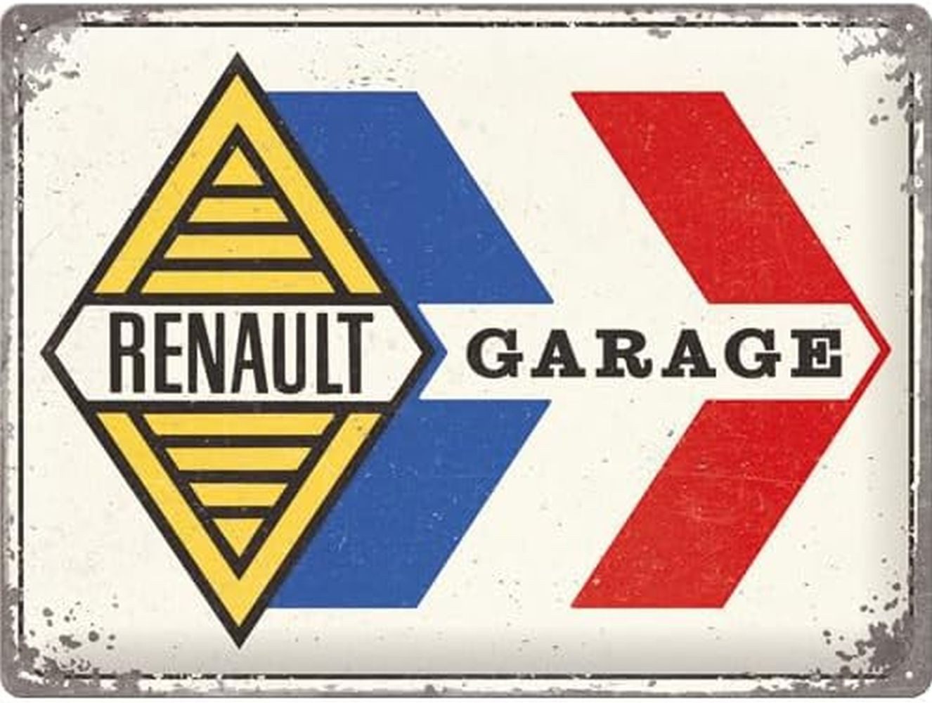Nostalgic-Art Metallschild Blechschild 30 x 40 cm - Renault – Garage