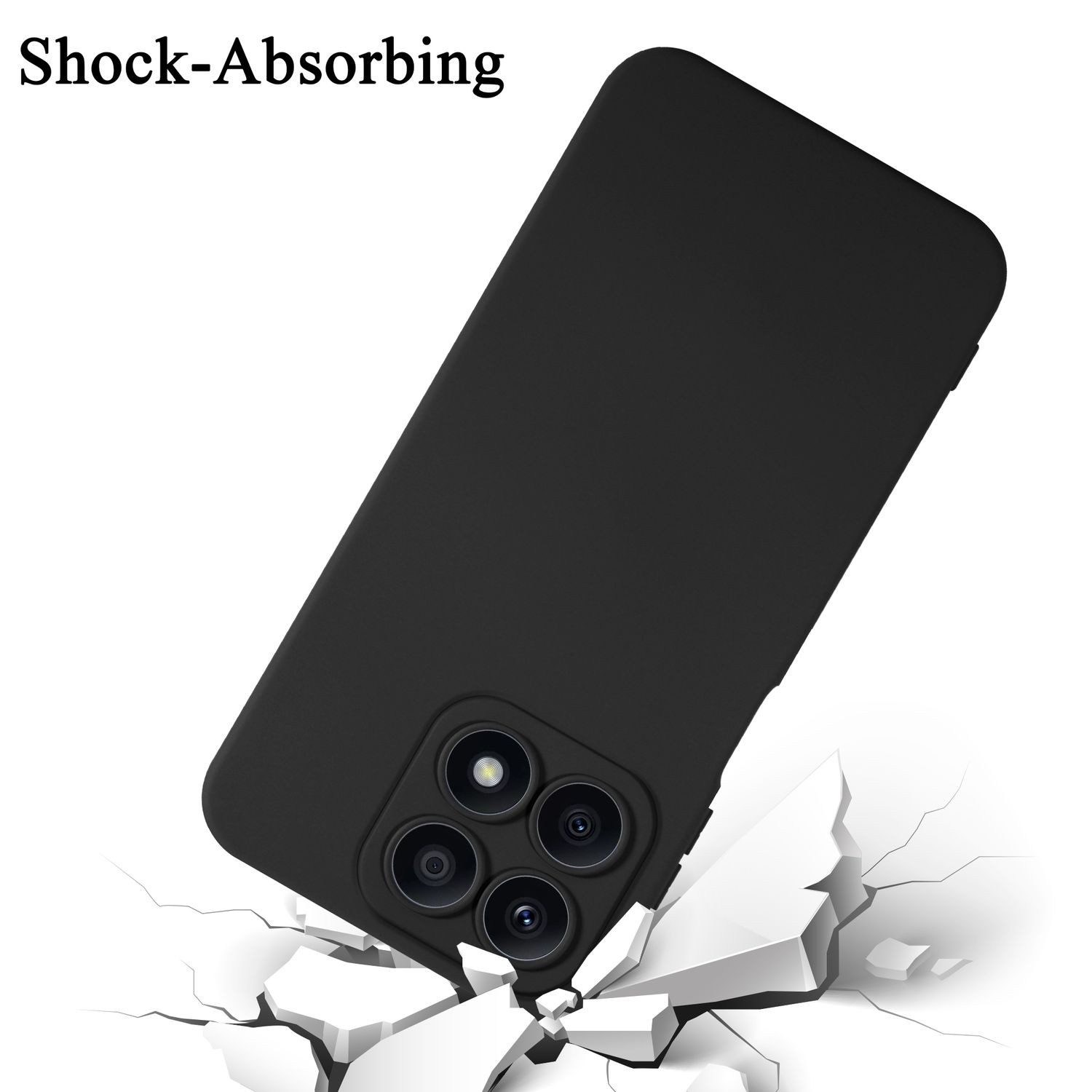 Cadorabo Handyhülle für Honor x8a Hülle Honor x8a, Flexible Hülle TPU Silikon Schutzhülle Back Cover Case