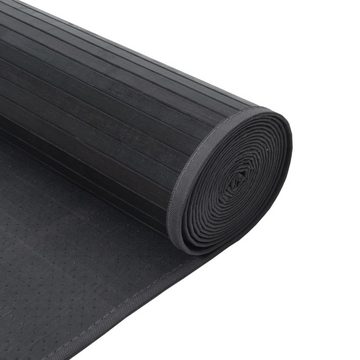 Teppich Teppich Rechteckig Grau 60x100 cm Bambus, vidaXL, Rechteckig