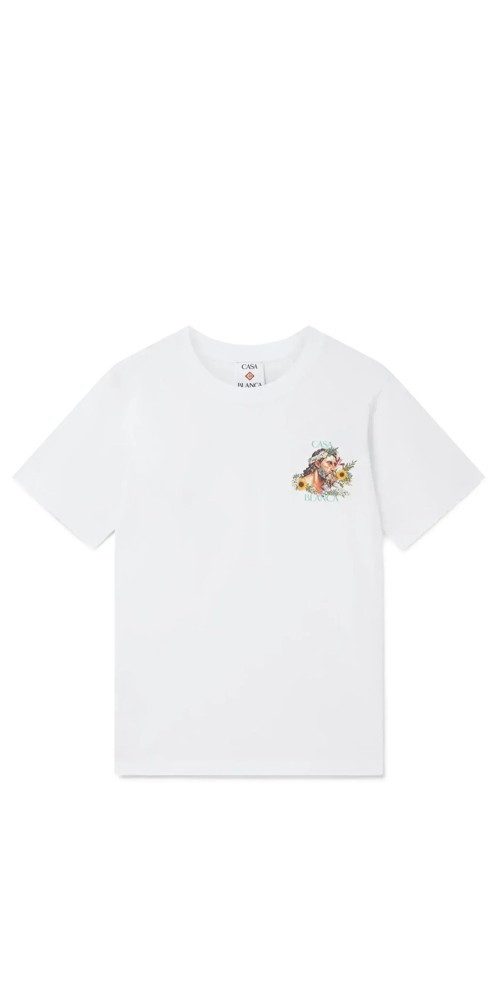 Casablanca Print-Shirt Casablanca Print T-Shirt Weiß günstig online kaufen