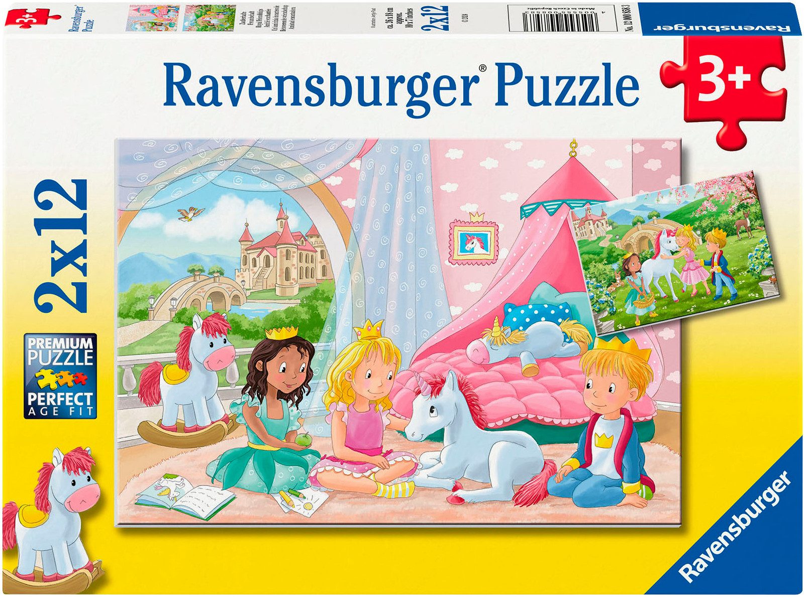 Ravensburger Puzzle Zauberhafte Freundschaft, 24 Puzzleteile, 2x12 Teile, M günstig online kaufen