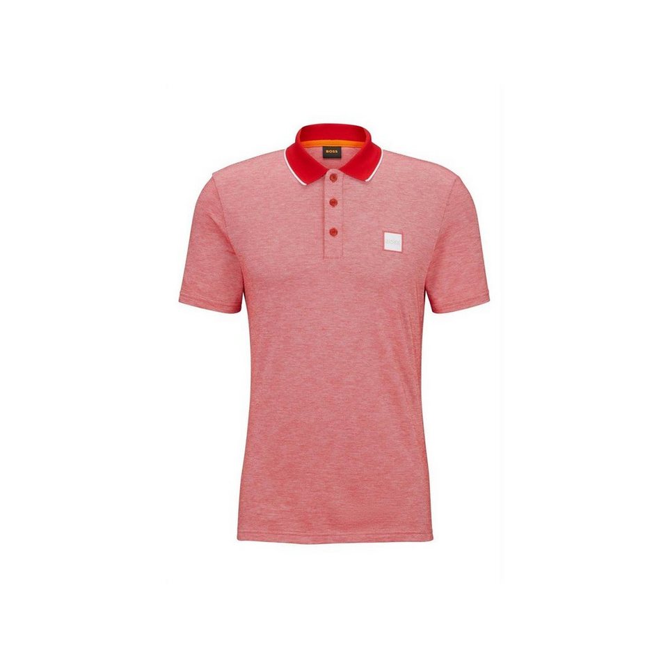 HUGO Poloshirt rot (1-tlg)